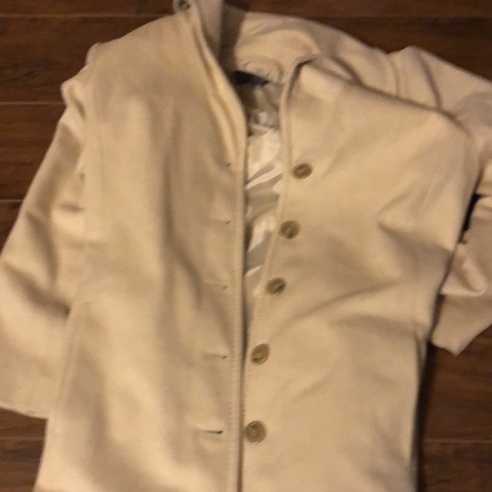 Tan Ann Taylor trench coat size 14